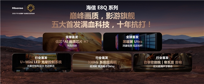 從光色同控AI芯片到黑曜屏Ultra：解碼海信E8Q Pro背后的技術(shù)突圍戰(zhàn)